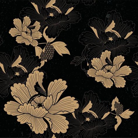 Seamless Japanese Pattern, Japanese Seamless Pattern, Japanese Floral Pattern, Japanese Prints Pattern, Japanese Patterns Traditional, Japanese Style Flowers, Asian Design Pattern, Japanese Flower Design, Chinese Pattern Design