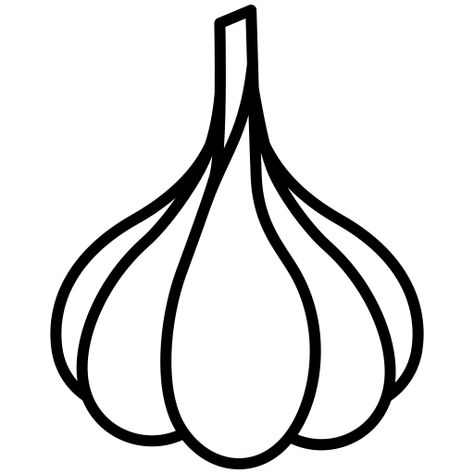 Garlic Vector, Garlic Art, Tracing Worksheets Preschool, Worksheets Preschool, Leg Tattoo Men, Clipart Black And White, Tracing Worksheets, How To Grow Taller, Icon Download