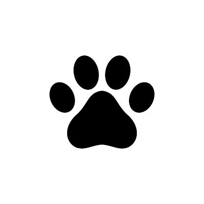 Silhouette Reprint Paw - Free image on Pixabay Art, Stock Illustration, Clip Art