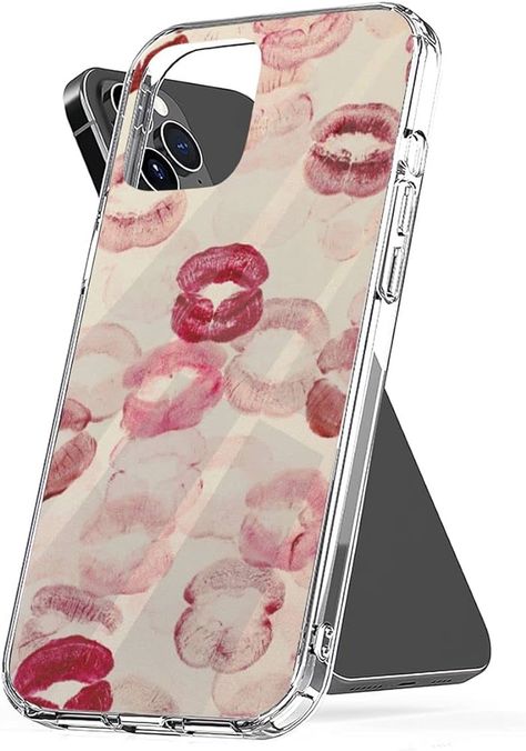 Amazon.com: Phone Case Kisses Protect Pattern Cover Red Shockproof Accessories Lipck TPU Aesthetic Coquette Dollette Compatible with iPhone 15 14 Pro Max 13 12 11 X Xs Xr 8 7 6 6s Mini Plus : Cell Phones & Accessories Wearable Technology, Amazon Iphone Cases, Cute Amazon Phone Cases, Cover Iphone Aesthetic, Iphone 13 Mini Red, Amazon Phone Cases, Backpack Essentials, Coquette Dollette, Aesthetic Coquette