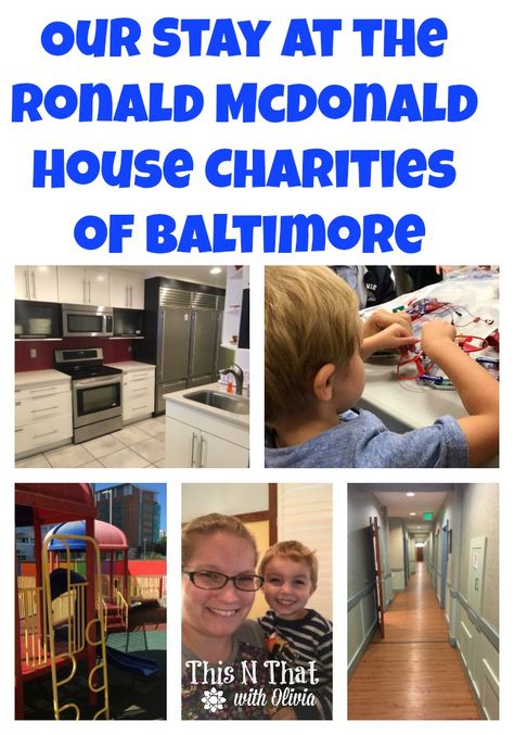 Our Stay at the Ronald McDonald House Charities of Baltimore! Ronald Mcdonald House Meals Ideas, Outside Games For Kids, Ronald Mcdonald House Charities, Outside Games, Ronald Mcdonald House, Kid Activities, House Gifts, Fun Activities For Kids, Cooking With Kids