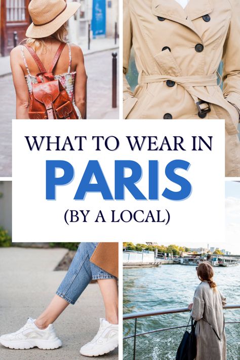 A grid of four outfits of what to wear in Paris Outfits To Wear To Paris In Summer, Paris Travel Outfits September, Paris Summer Dresses, France Packing List Spring, Paris Brunch Outfit, Hats For Paris, Paris In May Outfits Spring, What To Wear In Paris October, Dressing For Paris In Summer