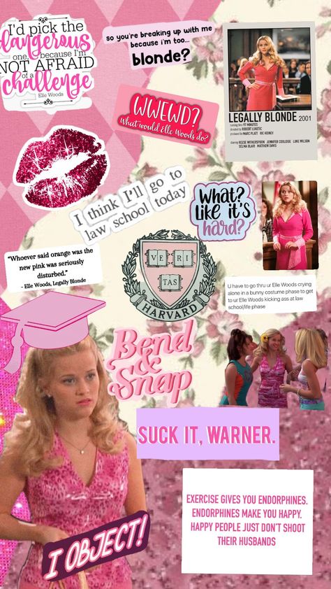 #legally blonde #Elle woods #pink #Harvard #wallpaper Legally Blonde Fanart, Elle Woods Aesthetic Wallpaper, Elle Woods Aesthetic Outfits, Legally Blonde Aesthetic Wallpaper, Legally Blonde Wallpaper, Elle Woods Wallpaper, Harvard Wallpaper, Elle Woods Halloween Costume, Elle Woods Outfit