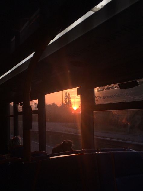 Nature, Early Morning Bus Ride Aesthetic, Morning Bus Ride Aesthetic, Early Sunrise Aesthetic, Indie 90s Aesthetic, Bus Trip Aesthetic, Bus Ride Aesthetic, Bus Aesthetics, Nostalgia Aesthetic Wallpaper