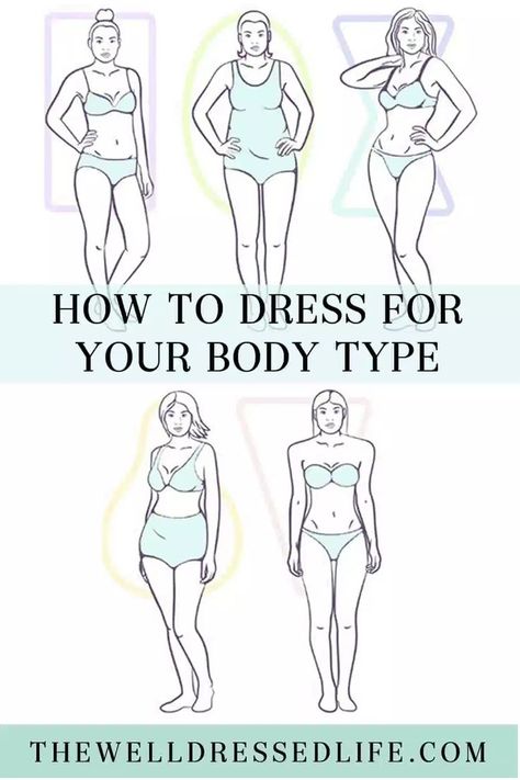 Dress Your Body Type, Body Type Clothes, Dressing Your Body Type, Apple Body Type, How To Wear Culottes, Dress Body Type, Curvy Body Types, Hourglass Body Shape, Apple Body Shapes