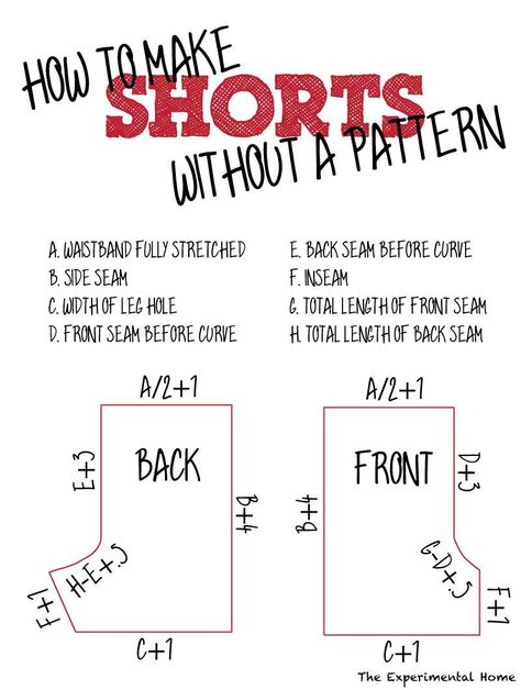 24+ Brilliant Photo of Shorts Sewing Pattern Shorts Sewing Pattern Make A Pattern From Existing Shorts Without Taking Them Apart  #FreeSewingPatterns Morris Dancers, Diy Sy, Shorts Sewing, Sewing Shorts, Sewing Pants, Shorts Pattern, Diy Shorts, Beginner Sewing Projects Easy, Vogue Sewing