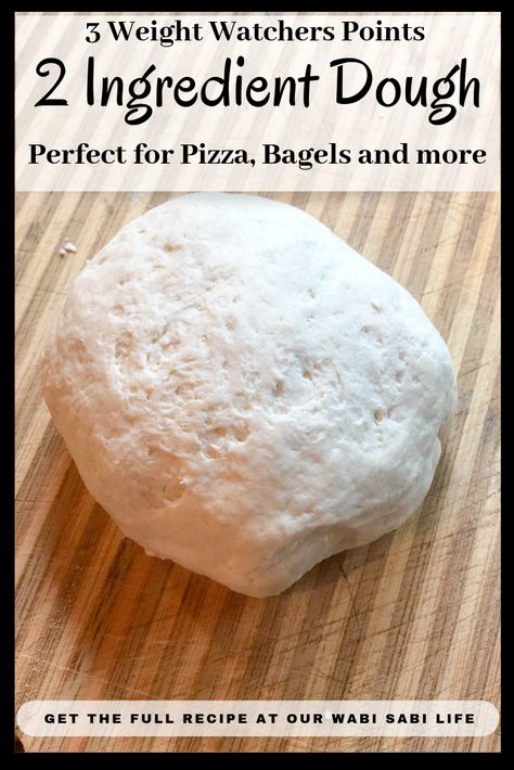 2 Ingredient Pizza Dough, Weight Watchers Pizza, 2 Ingredient Dough, Healthy Breakfast Sandwich, 2 Ingredient Recipes, Ww Meals, Weight Watchers Meal Plans, Taco Pie, Weight Watchers Recipes Desserts