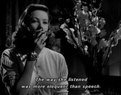 Old Movie Quotes, Laura 1944, Classic Movie Quotes, Classic Film Noir, Cinema Quotes, Hedy Lamarr, Noir Movie, Movie Lines, Film Quotes