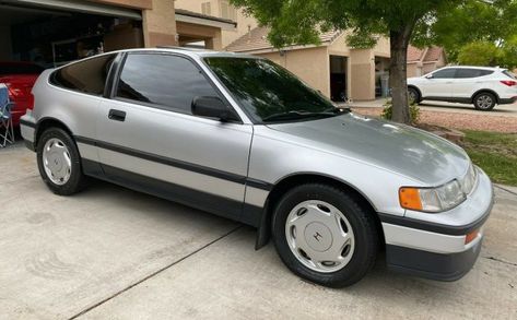 A nice Honda CRX Si isn't a cheap used car anymore. Have any of you owned one? #Honda Crx Si, Cheap Used Cars, Honda Crx, Honda S, Honda Cars, Ac Compressor, Wiper Blades, Barn Finds, Future Life