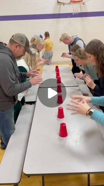 Kimbo- on Instagram: "This cup game was ridiculously fun to watch! Next get together you have- you have got to play it! Save this post for later!" Family Group Games Fun Activities, Drop Cup Game, Games With Plastic Cups, Jumbo Outdoor Games, Games To Play At A Picnic With Friends, Games For Reunions, Red Cup Game, Cup Flip Game, Plastic Cup Games Party Ideas