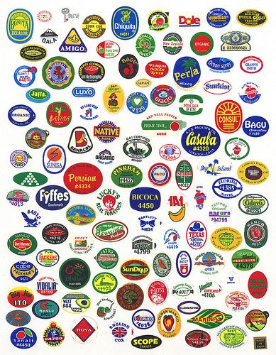 Banana Sticker, Fruit Stickers, Fruit Labels, Migraine Headaches, To Heaven, Vintage Labels, Sticker Collection, 로고 디자인, Design Inspo