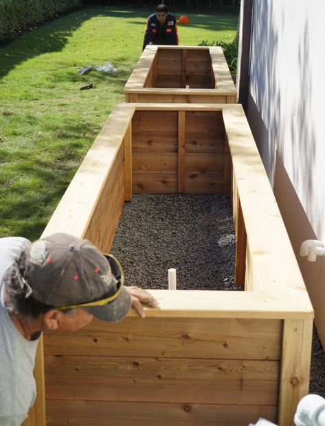 Vegetable Garden Design, Raised Garden Beds Diy Vegetables, Wooden Raised Garden Bed, Raised Vegetable Gardens, Garden Boxes Raised, Raised Flower Beds, Building A Raised Garden, Diy Raised Garden, Raised Garden Beds Diy