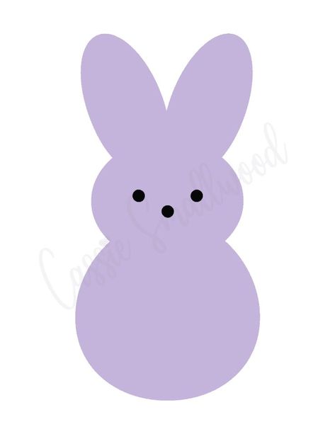 large peeps bunny template free printable pdf Classroom Door Decorations For Christmas, Easter Classroom Door, Door Decorations For Christmas, Printable Art Templates, Peeps Crafts, Classroom Door Decorations, Bunny Template, Easter Crafts Diy Kids, Easter Bunny Template