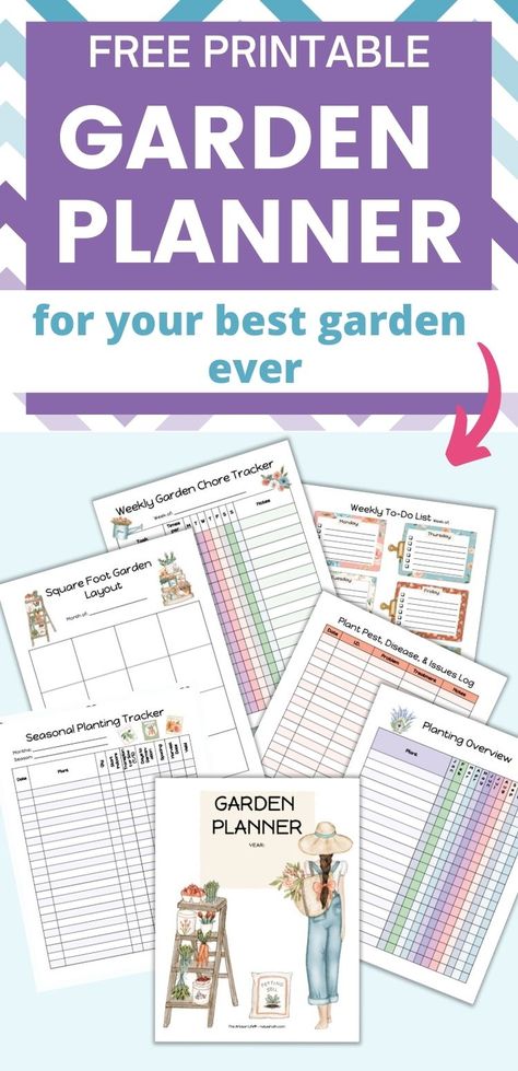 Are you ready to plan your garden? This free printable garden planner will help you plan and create your best garden ever! Finally plant everything on time and keep up with your garden chores using this free printable garden notebook. Click through today for your garden journal free printable with 30+ pages! Homestead Journal Free Printable, Farm Planner Free Printable, Greenhouse Template Free Printable, Plant Planner Printable, Garden Notebook Ideas, Garden Calendar Printable, Garden Planner Journal, Diy Garden Journal, Garden Template Free Printable