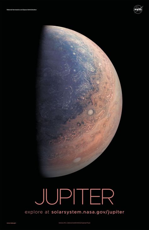 ♃ JUPITER ♃ - the fifth planet from our Sun is, by far, the largest planet in the Solar System – more than twice as massive as all the other planets combined. Explore Jupiter in depth at Planeta Jupiter, Nasa Jupiter, Nasa Planets, Tata Surya, Nasa Solar System, Jupiter Planet, Space Solar System, Sistem Solar, Nasa Earth