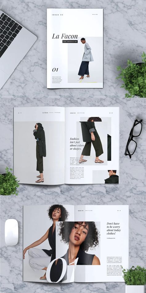 Fashion Magazine Layout Inspiration, Fashion Magazine Typography Design, Fashion Book Design Layout, Fashion Magazine Cover Ideas Creative, Fashion Editorial Design Layout, Indesign Cover Page, Fashion Editorial Magazine Layout, Editorial Fashion Magazine Layout, Vogue Magazine Template