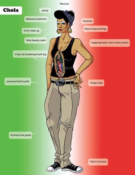 how to be a chola... Haute Couture, Latina Dinner Outfit, Cholo Party Outfit, Mexican Chola, Chola Costume, Cholo Party, Mexican Fancy Dress, Chola Outfit, Chicana Style Outfits