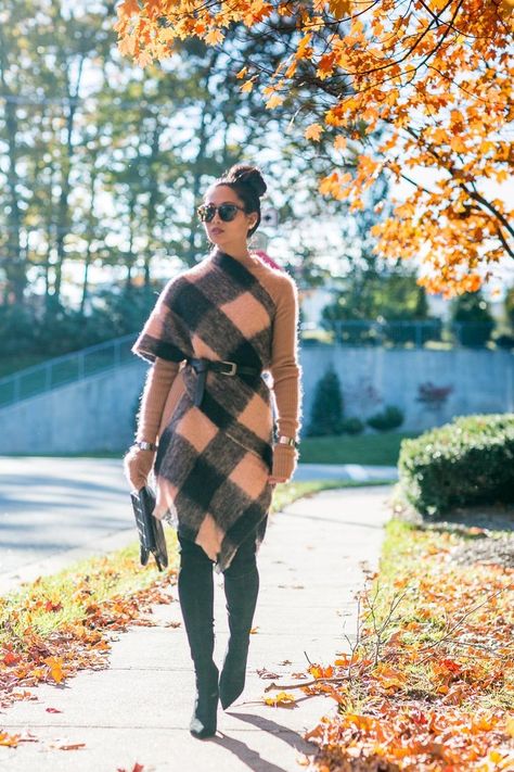 Plaid, Walking, Boots, Outfit Idea, Over The Knee Boots, Over The Knee, The Knee, Knee Boots, Amazing Things