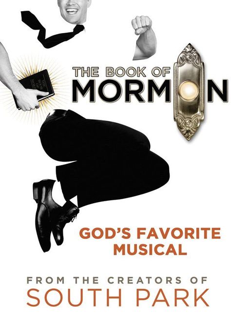 The Book of Mormon, theatre poster Curtains The Musical, Matt Stone And Trey Parker, Book Of Mormon Broadway, Book Of Mormon Musical, Broadway Stage, Trey Parker, Dr Book, Matt Stone, Magical Book