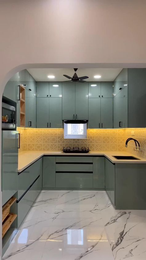 Kitchen Unit Designs, Kitchen Wardrobe Design, Kitchen Cabinetry Design, Simple Kitchen Design, Kitchen Modular, Interior Design Kitchen Small, Modular Kitchen Design, Kitchen Design Color, Kitchen Cupboard Designs