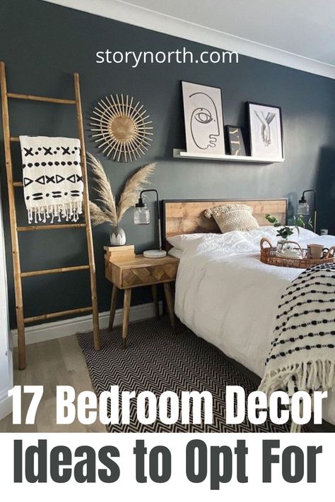 We'll introduce 17 bedroom decor ideas that can top off your bedroom makeover. It is time to build your dreamy bedroom, your fort for rest and relaxation. #bedroom #decor #ideas Khaki Bedroom Ideas, Full Body Mirror Bedroom Ideas, Teal Boho Bedroom, Full Body Mirror Bedroom, Adult Male Bedroom Ideas, Black And Cream Bedroom, Cream Bedroom Ideas, Guest Bedroom Colors, Southwest Bedroom