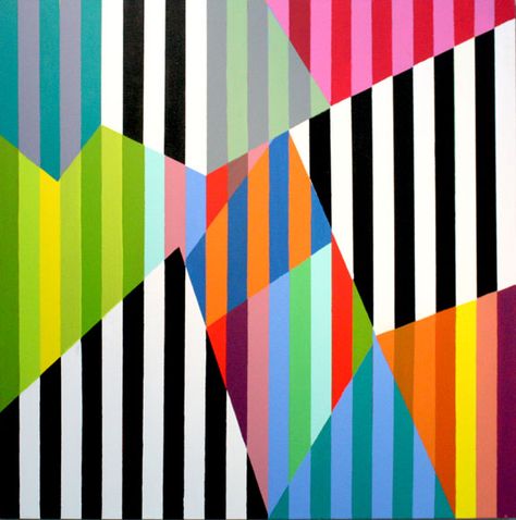 Stripe Artwork, Stripe Painting, Stripes Painting, Striped Artwork, Stripe Art, Striped Art, Modern Contemporary Art, Turtle Art, Art Painting Gallery