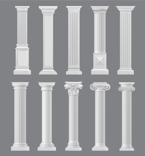 Guatape, House Pillar Design, Pillar Design Interior, Rome Tattoo, House Pillars, Exterior Columns, Pop Design For Roof, Marble Pillar, House Front Door Design