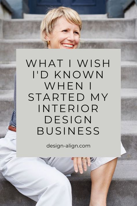 When you're starting out as an interior designer, here are some things to consider. This is what I wish I knew when I first started my interior design business and what you can learn from my mistakes. Become An Interior Designer, How To Become Interior Designer, Starting An Interior Design Business, How To Start An Interior Design Business, Interior Design Business Names, Interior Design Names, Interior Design Jokes, Interior Design Logo Ideas, Interior Design Office Studio