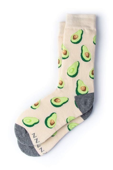 PRICES MAY VARY. Matching Men’s version available! Search “B07K9DYS4X” on Amazon! Smashed, sliced, or on toast — avocado is always a good idea. These socks are ripe and ready to wear. Women’s Shoe Size: 4-10 - No-slip double calf band; Form-fitting Y-stitched heel; Comfort toe stitch. Material: High quality carded cotton - these socks are as comfortable as they are stylish. (80% Carded Cotton, 17% Spandex, 3% Elastane) SATISFACTION GUARANTEED - Your satisfaction is 100% guaranteed. We offer a 30 Avocado Socks, Toast Avocado, Food Socks, Stylish Socks, Sock Game, On Toast, Funny Socks, Cute Socks, Novelty Socks