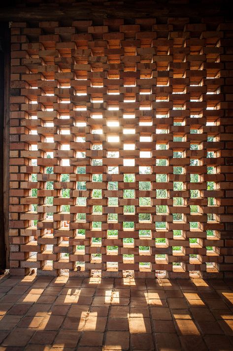 Fredrikstad, Brick Interior Design, Health Architecture, Brick Wall Ideas, Brick Wall Decor, Exterior Building, Brick Works, Brick Detail, Brick Art