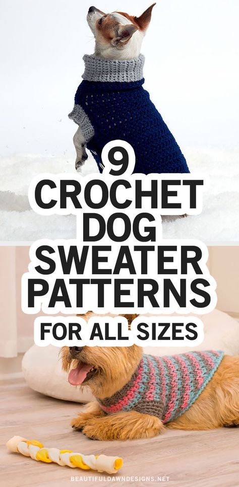 Crocheted Dog Sweaters Free Pattern Easy, Diy Crochet Dog Sweater, Dog Jacket Pattern Free, Crochet Dog Sweater Patterns, Dog Vest Pattern, Crochet Dog Sweater Free Pattern, Dog Jacket Patterns, Large Dog Coats, Diy Dog Sweater