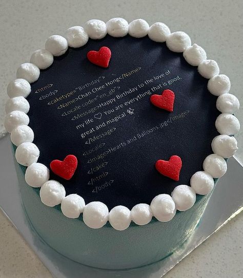 For my boyfriend’s 26th 🎂 Happy Birthday Cake For Boyfriend, Birthday Cake For Bf, Cakes For Boyfriend Birthday, Cake Boyfriend, Boyfriend Cake, Body Name, Birthday Cake For Boyfriend, Happy Birthday Babe, Cake For Boyfriend