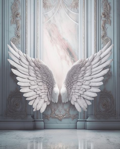Angel wings wall