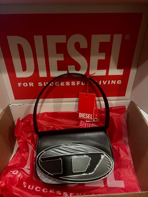 Diesel bag unboxing!! Black Purse Black Diesel Bag, Diesel 1dr, Diesel Bag, Black Purse, Fly Girl, Black Purses, Black Bag, Purse, Quick Saves