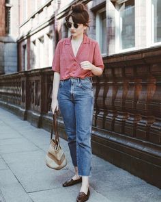 Dita Von Teese, Glasses Outfit, Moda Curvy, Mode Hipster, Mom Jeans Outfit, Mode Jeans, Stil Inspiration, Moda Vintage, 가을 패션