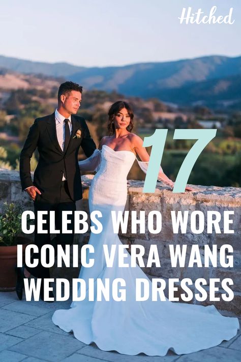 Ever since we saw Kate Hudson in that Vera Wang Bride Wars dress, we’ve been completely obsessed with celebrity brides who wore Vera Wang wedding dresses! Though, disclaimer, we can’t back the whole ‘You alter yourself to fit Vera’... Even the most renowned wedding dress designers welcome alterations and for anyone who needs to hear it, you don’t need to lose weight for your wedding! Jessica Alba Wedding Dress, Vera Wang Wedding Dress Vintage, Bride Wars Dress, Designer Wedding Dresses Vera Wang, Wedding Dress Vera Wang, Vera Wang Wedding Dresses, Vintage Italian Wedding, Italian Wedding Dress, Celebrity Brides