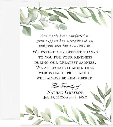 Thank You Bereavement Cards, Sympathy Thank You Notes Funeral, Thank You For Your Sympathy Condolences, Memorial Thank You Cards, Thank You Funeral Quotes, Thank You Funeral Note, Thank You Message After Funeral, Thank You Sympathy Note, Thank You Sympathy Cards