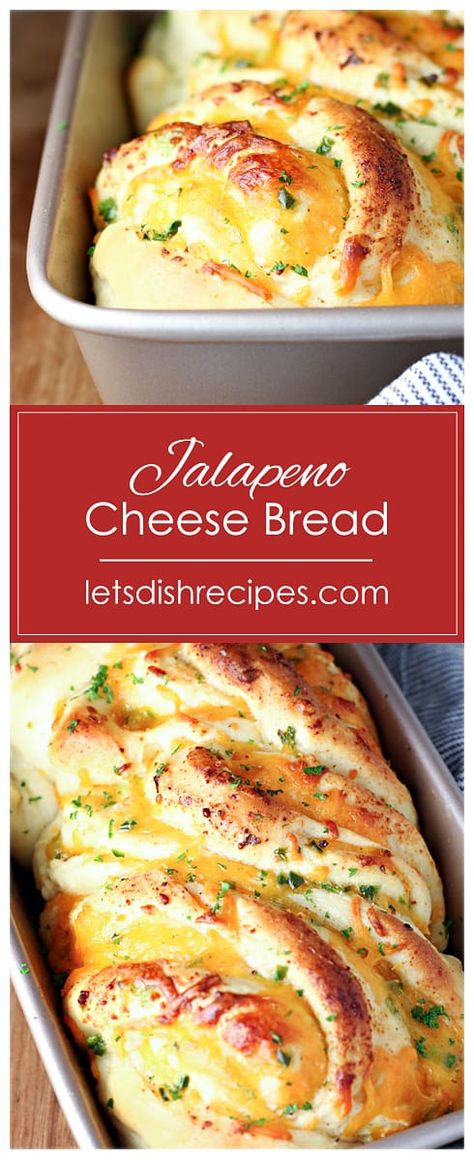 Jalapeno Cheese Bread Essen, Jalapeno Cheese Bread, Honey Oat Bread, Jalepeno Recipes, Cheese Bread Recipe, Homemade White Bread, Tasty Bread Recipe, Jalapeno Cheese, Jalapeno Recipes