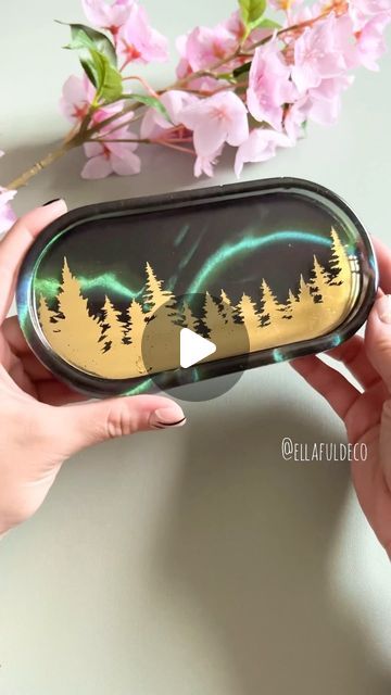 119K views · 4.9K likes | ella | resin art home decors and gifts on Instagram: "This is one of my favorite shifts for our Aurora trays.
🛍️Shop our Aurora Forest collection at ellaful.com.
.
Made with @totalboat resin High Performance slow resin. Save some $$ off your resin with link in supplies highlights.
.
.
.
#ellafulstyle #forest #galaxy #aurora #handmadedecor #wallart #treescape #resintray #homeart #asmr" Aurora, Highlights, Forest Galaxy, Handmade Decorations, Resin Art, Art Home, Home Art, High Performance, My Favorite