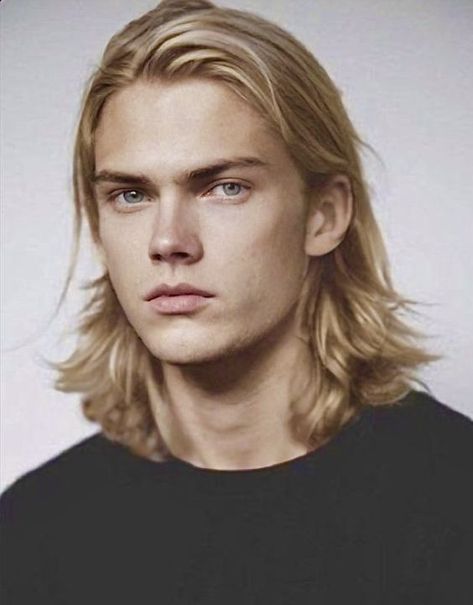 Blond Face Claims Male, Men Shoulder Length Hairstyles, Guy Reference, Waves Hairstyle Men, Waves Hairstyle, Hairstyle Men, Face Drawing Reference, Women's Hairstyles, Face Photography