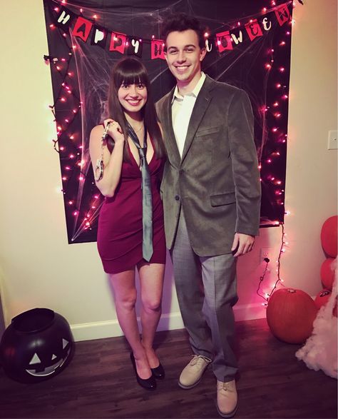 Fifty Shades Of Grey Costume, With My Boyfriend, Couples Halloween, Couple Halloween, Fifty Shades Of Grey, Couple Halloween Costumes, Couples Costumes, My Boyfriend, Costume Halloween