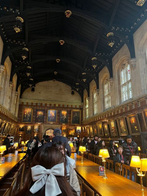 Harry Potter based great hall Oxford University Harry Potter, Oxford Law School Aesthetic, Oxford Law, Oxford College, Oxford City, Future School, Oxford England, School Campus, Dream College