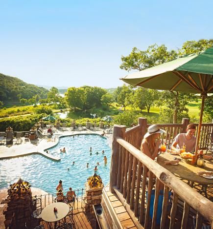 Upscale Big Cedar Lodge on the southern tip of Table Rock Lake features hotel rooms in three lodges (with rooms overlooking the lake, of course). Check out 49 other great Midwest resorts: http://www.midwestliving.com/travel/around-the-region/ultimate-midwest-resorts/ Midwest Family Vacations, Midwest Getaways, Big Cedar Lodge, Midwest Vacations, Lakeside Lodge, Indoor Water Park, Midwest Travel, Indoor Waterpark, Lake Resort