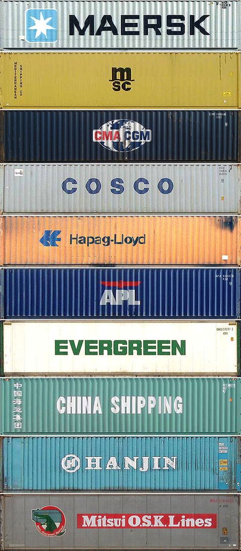 Nautical containers via @DesignMuseum Living In Portland Oregon, Cma Cgm, Shipping Container Architecture, Container Shipping, Sea Containers, Used Shipping Containers, Storage Container Homes, Cargo Container, Container Buildings
