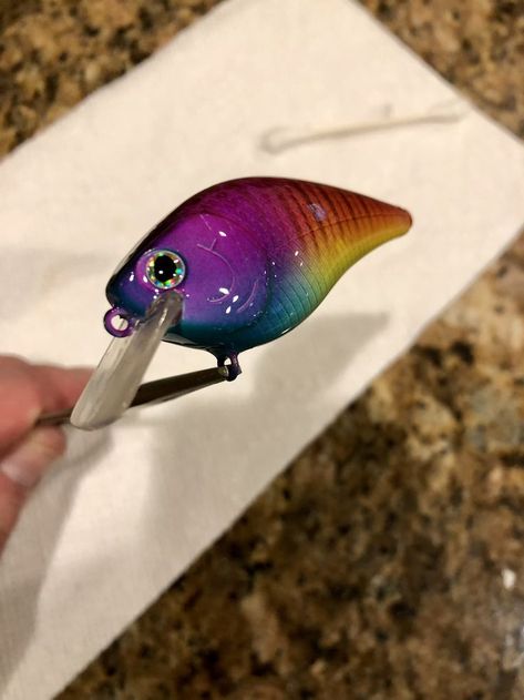 Lure Painting, Vintage Lures, Bass Fishing Boats, Fishing Boats For Sale, Custom Fishing Lure, Musky Fishing, Homemade Fishing Lures, Custom Lures, Airbrush Painting