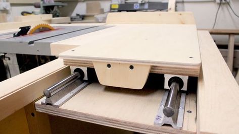 Anything wood Table Saw Sliding Table, Sliding Table Saw Diy, Diy Circular Saw Table, Table Saw Outfeed Table, Woodworking Assembly Table, Table Saw Extension, Home Made Table Saw, Sliding Table Saw, Craftsman Table Saw