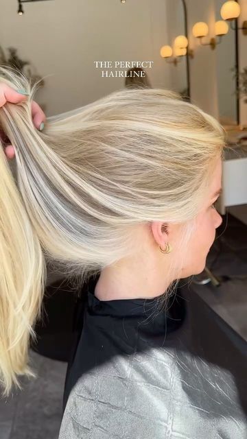 Blonde Highlights With Scandinavian Hairline, Icy Highlights On Blonde Hair, Scandinavia Blonde Hair, Scandi Blonde Hairline, Scandi Blonde Highlights, Blonde Scandinavian Hairline, Blonde Hair With Scandinavian Hairline, Blonde Light Balayage, Blonde Hair Scandi Hairline