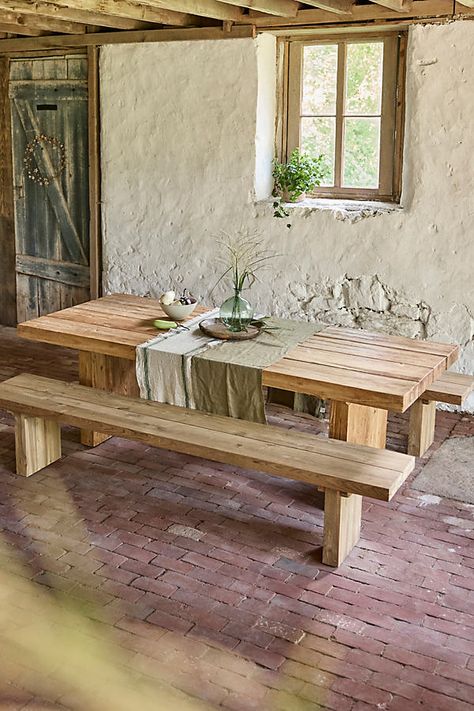 Crafted using durable teak, this spacious teak table draws inspiration from classic styles. Pair with the Horizon Teak Bench for casual gatherings in the garden. Fresco, Unique Dining Tables, Tables Kitchen, Teak Bench, Outdoor Living Furniture, Outdoor Furniture Covers, Teak Dining Table, Dining Table With Bench, Teak Table