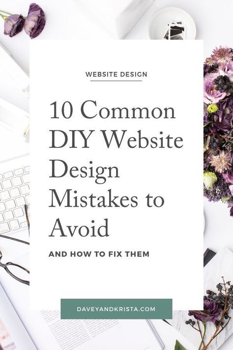 Interested in designing a new website for your creative small business? On the blog, we are sharing 10 Common DIY website design mistakes to avoid and how to fix them. #daveyandkrista #showit #laurencarns #wordpress #webdesign #photographer #daveyandkrista #website #entrepreneur Divi Website Design, Diy Website Design, Rumah Moden, Website Setup, Tech Girl, Build Your Own Website, Website Tips, Business Website Design, Blogging Platforms