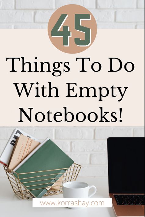 45 things to do with empty notebooks! Productive empty notebook ideas. Productive notebook usage ideas! Upcycling, Organisation, Things To Do With Notebooks Ideas, What To Put In Notebooks, Zequenz Notebook, Journals And Notebooks To Buy, Things To Do With An Empty Notebook, Nootbook Ideas, What To Do With An Empty Notebook